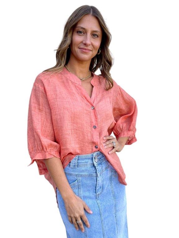 Island shirt - Orange