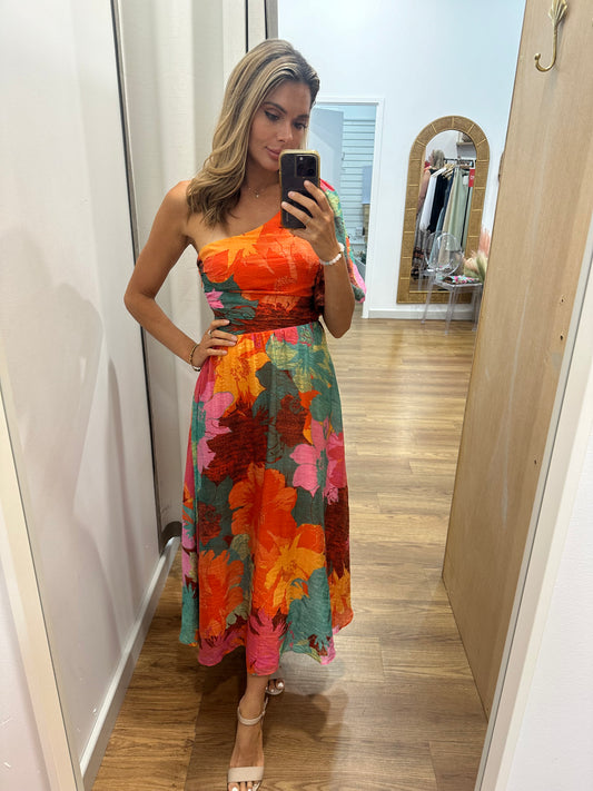 Sunrise One Shoulder Dress