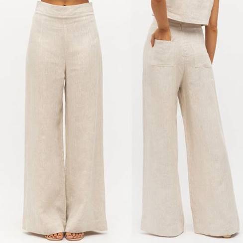 Boss Linen Pant - Neutral