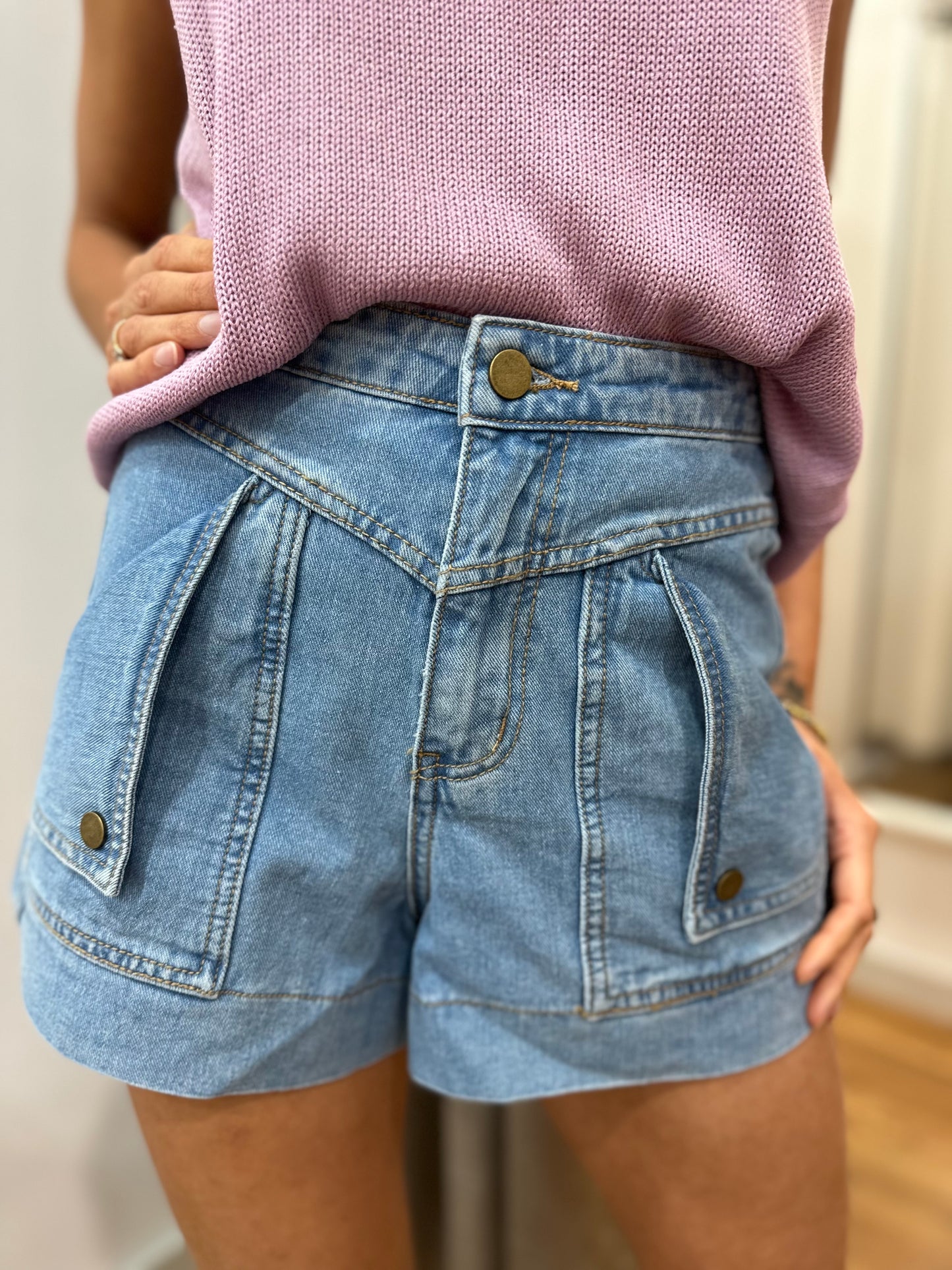 Rosie Denim Shorts by Wits the Label