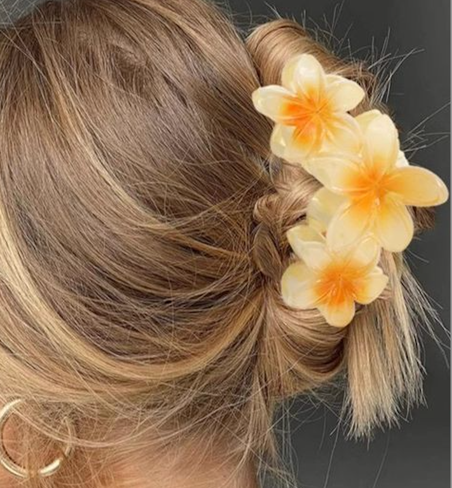 Flower Claw Clip