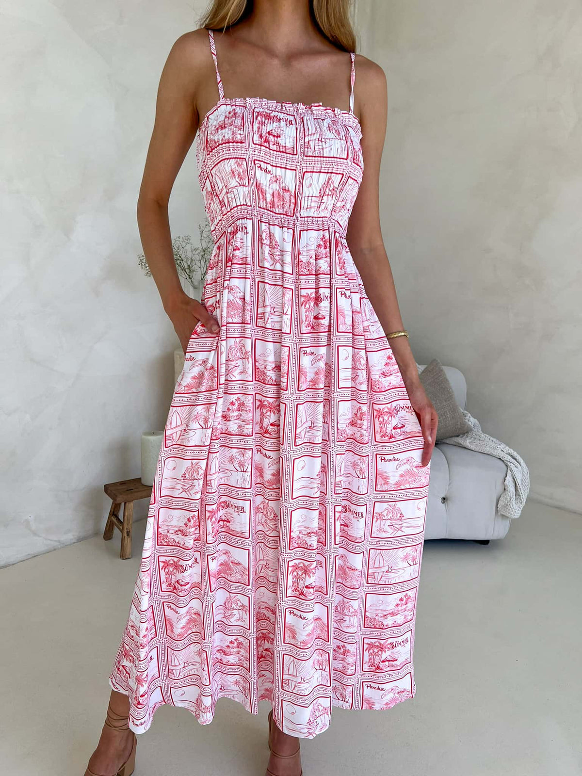 Alexi Dress - Paradise Print